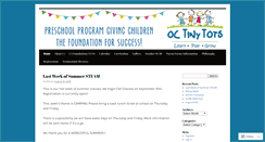 Desktop Screenshot of octinytots.com
