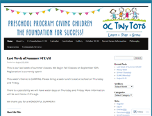 Tablet Screenshot of octinytots.com